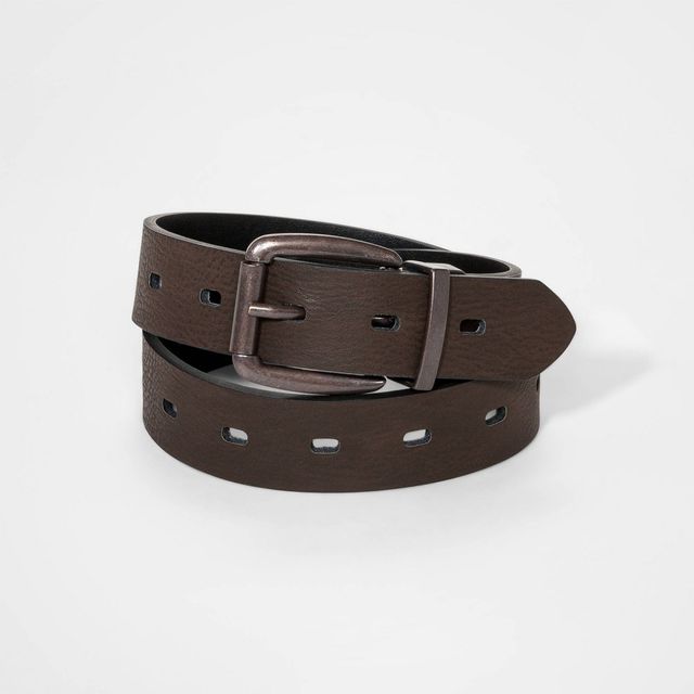 Boys Laser Cut Reversible Belt