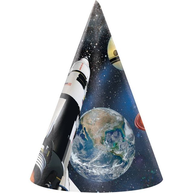 24ct Space Blast Party Hats