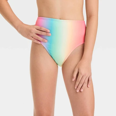 Girls Ombre Design Bikini Swim Bottom