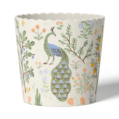 Rifle Paper Co. x Target Large Indoor Planter Menagerie: Ceramic Planter Pot with Drainage, Multicolor, 8.66 Round
