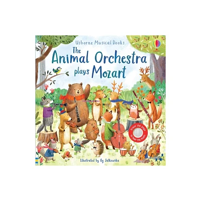 Animal Orchestra Plays Mozart - (Musical Books) by Sam Taplin (Board Book)