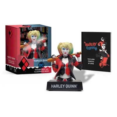 Harley Quinn Talking Figure and Illustrated Book - (Rp Minis) by Steve Kort (Paperback)