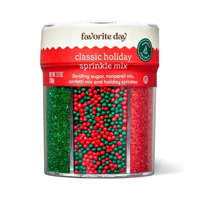 Holiday Classic 6 cell Sprinkles -7.27oz - Favorite Day