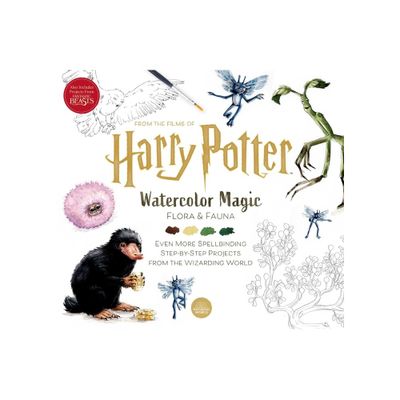 Harry Potter: Watercolor Magic: Flora & Fauna - by Tugce Audoire (Paperback)