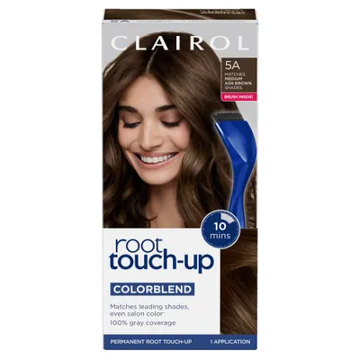 Clairol Root Touch-Up Permanent Hair Color - 5A Medium Ash Brown - 1 Kit