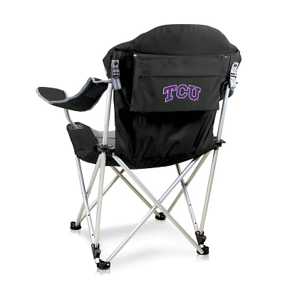 NCAA TCU Horned Frogs Reclining Camp Chair with Head Support