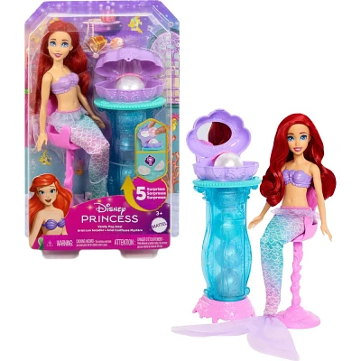 Disney Princess Ariel Vanity Pop Mermaid 11.8 Fashion Doll and Vanity with 5 Pop-Up Surprises