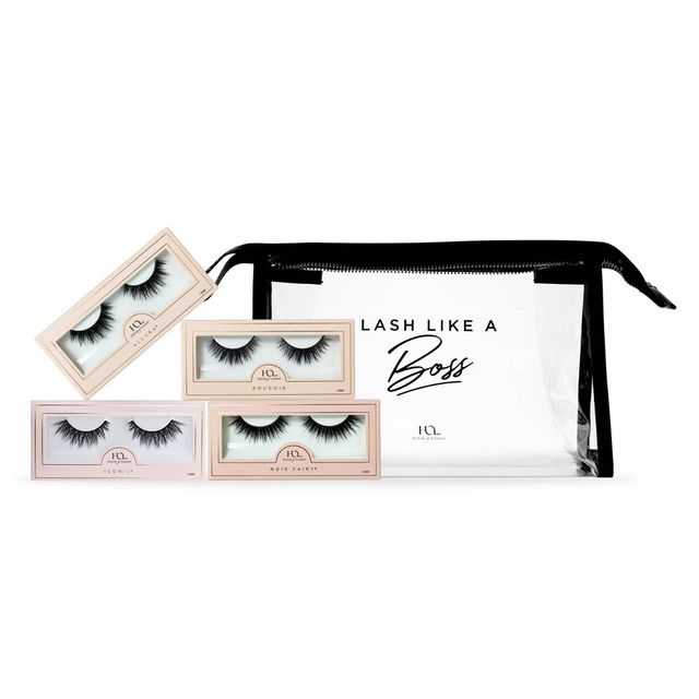 House of Lashes Full Volume 100% Cruelty-Free Faux Mink Fibers False Eyelashes Kit - 5pc