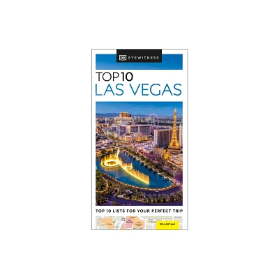 DK Top 10 Las Vegas - (Pocket Travel Guide) by Dk Travel (Paperback)