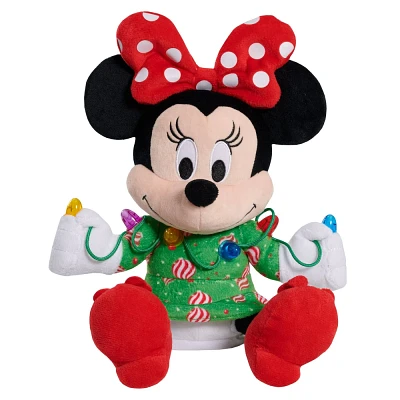 Disney Minnie Mouse Holiday Lights Plush