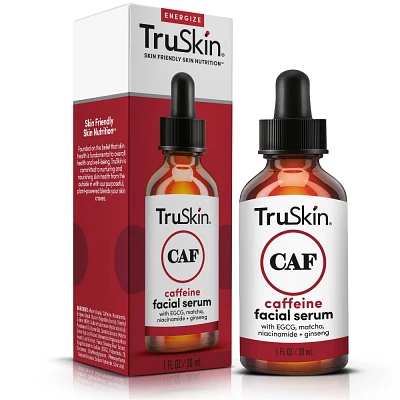 TruSkin Caffeine Facial Serum with Matcha Green Tea and Ginseng - 1 fl oz