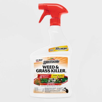 32 fl oz Ready-to-Use Weed & Grass Killer - Spectracide: Eliminates Dandelions, Patio & Lawn Herbicide, 1500 sq ft Coverage