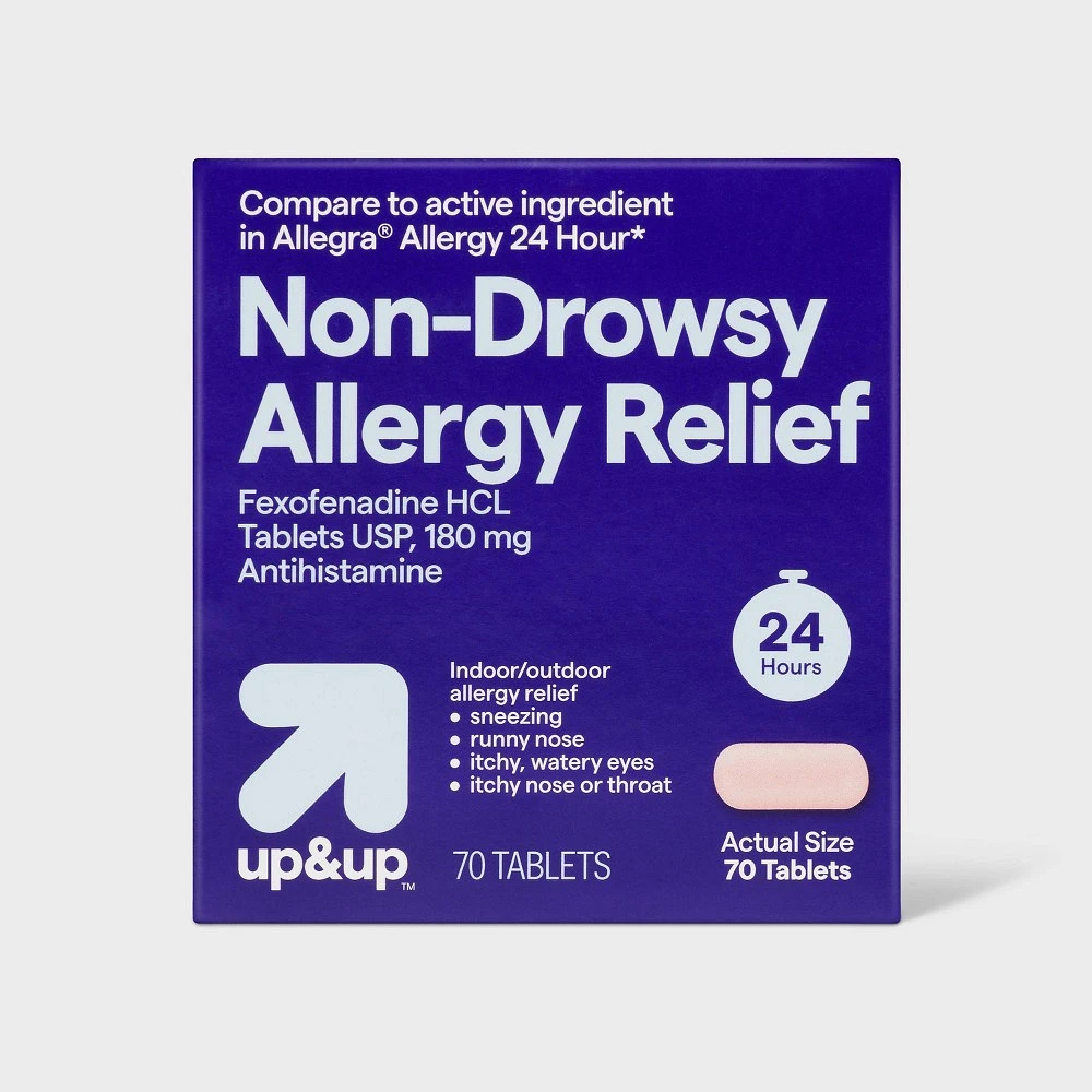 Up&amp;up Fexofenadine Hydrochloride Allergy Relief Tablets- - up&amp;up 