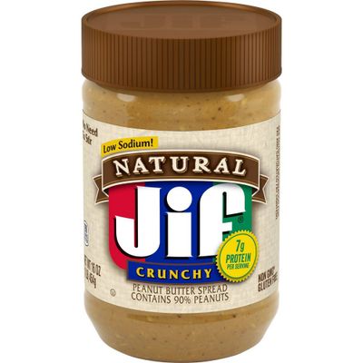 Jif Natural Crunchy Peanut Butter Spread