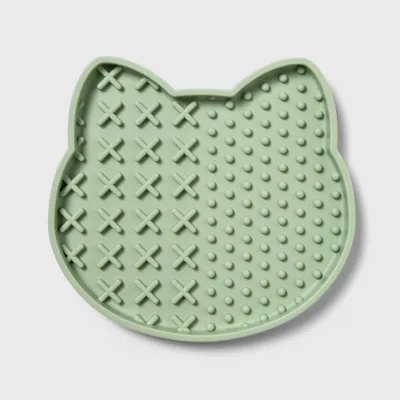 Cat Feeding Lick Mat - Light Green - Boots & Barkley