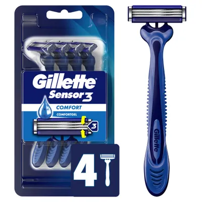 Gillette Sensor3 Comfort Mens Disposable Razors