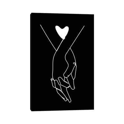 Holding Hands by Kiki C Landon Wall Canvas: Gallery Wrap, Gicle - iCanvas