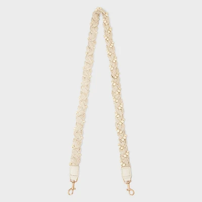 Striped Hand Braided Handbag Strap - Universal Thread Off-White