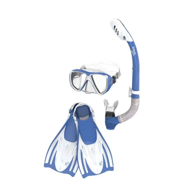 Speedo Adult Mask Snorkel and Fin Set