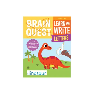 Brain Quest Learn to Write: Letters - by Workman Publishing (Paperback)