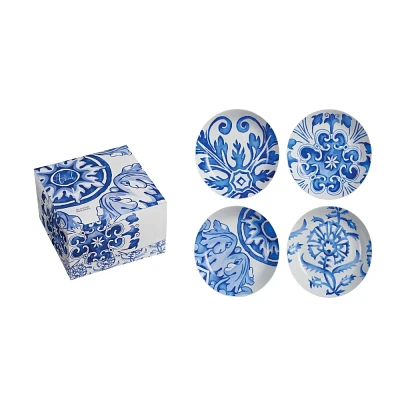 Rosanna 20oz Set of 4 Azul Pasta Bowls