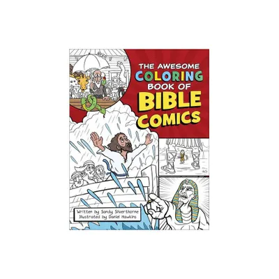 The Awesome Coloring Book of Bible Comics - by Sandy Silverthorne (Paperback)