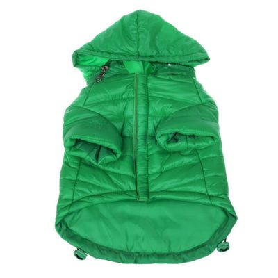 Pet Life Lightweight Adjustable Sporty Avalanche Dog and Cat Coat - Green