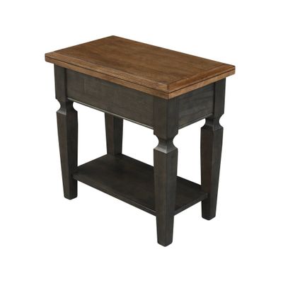 Vista Side Table Hickory Brown - International Concepts