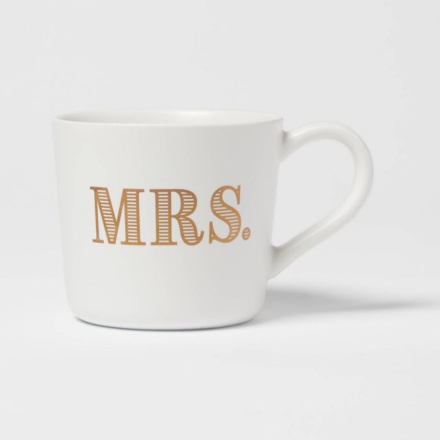 15oz Stoneware Mrs. Mug - Threshold