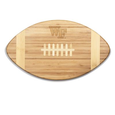 NCAA Wake Forest Demon Deacons Touchdown! Football Cutting Board & Serving Tray - Brown