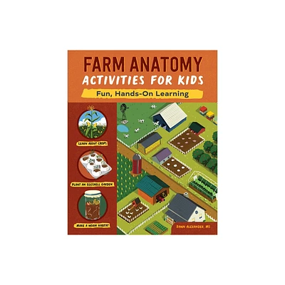 Farm Anatomy Activities for Kids - by Dawn Alexander (Paperback)