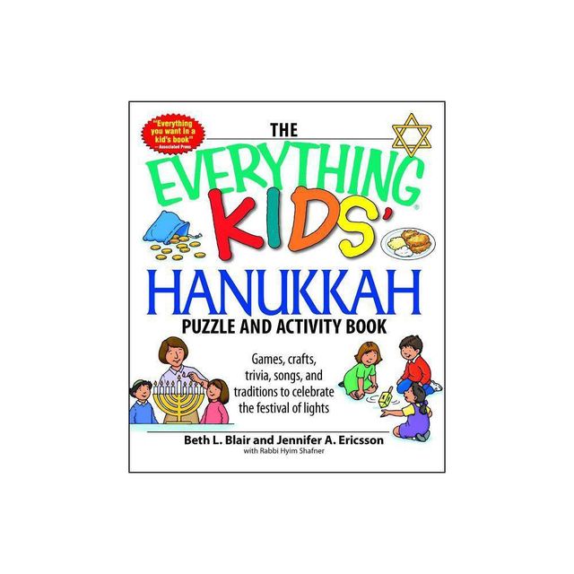 The Everything Kids Hanukkah Puzzle & Activity Book - (Everything(r) Kids) by Beth L Blair & Jennifer a Ericsson (Paperback)