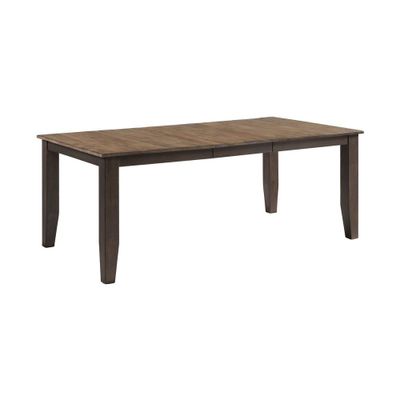 Beacon Self Storing Dining Table Black/Walnut - Intercon