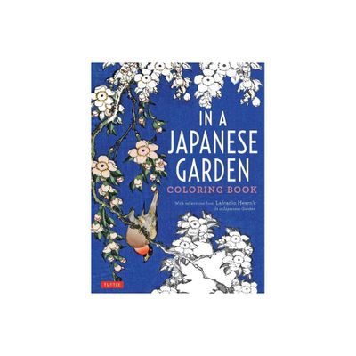 In a Japanese Garden Coloring Book - by Lafcadio Hearn (Paperback)