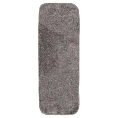 22x60 Traditional Plush Nylon Washable Bath Rug Runner Gray - Garland Rug