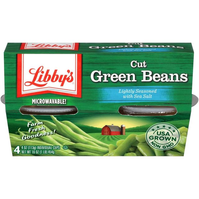 Libbys Cut Green Beans - 4pk/16oz