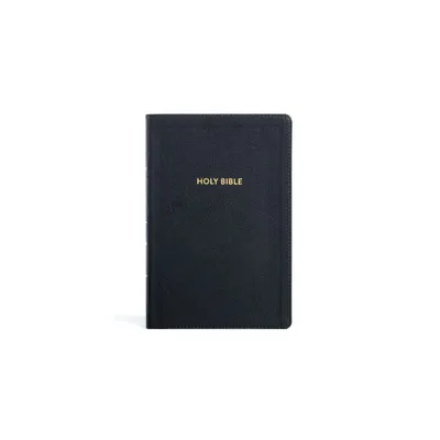 KJV Rainbow Study Bible, Black Leathertouch, Indexed - by Holman Bible Publishers (Leather Bound)