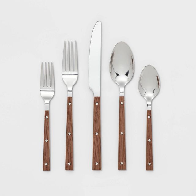 2pk Wood Serving Utensil Set - Threshold™