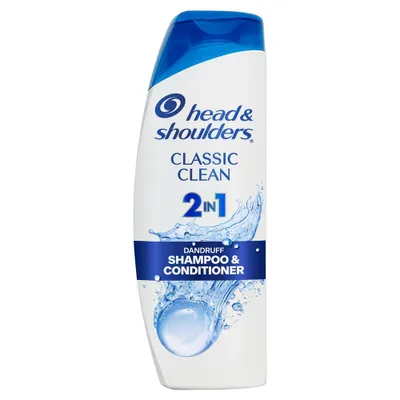 Head & Shoulders Classic Clean Anti-Dandruff 2-in-1 Paraben Free Shampoo and Conditioner