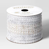 3ct Bakers Twine Christmas Ribbon Silver/Gold 180ft - Wondershop