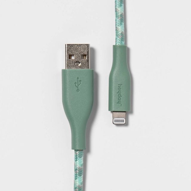 10 Lightning to USB-A Braided Cable  heyday Evergreen