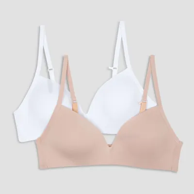 Hane Girl 2pk Wire Free Bra