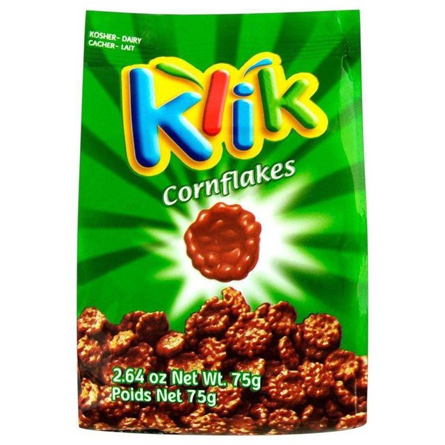 Klik Chocolate Covered Corn Flakes - 2.64oz