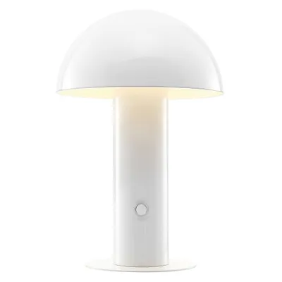 JONATHAN Y Boletus 10.75 Bohemian Rechargeable Iron Mushroom Table Lamp: Touch Sensor,