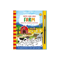 Moo and Baa - Farm - (Paint with Water) by Jenny Copper (Hardcover)