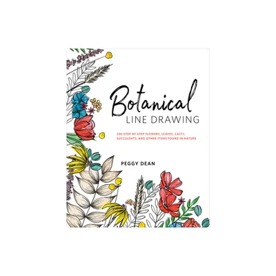 Botanical Line Drawing - by Peggy Dean (Paperback)