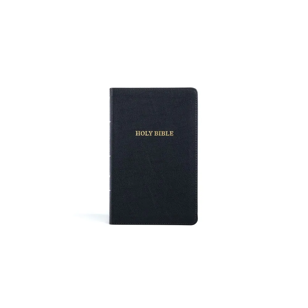 Holman Bibles KJV Thinline Reference Bible, Black Leathertouch - by Holman  Bible Publishers (Leather Bound) | The Market Place