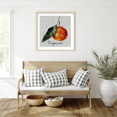 Amanti Art 33x33 Summertime Citrus III by Regina Moore Wood Framed Wall Art Print