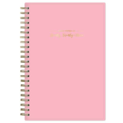 2023 Planner 5x8 Weekly/Monthly Solid Lianne Pink- Ivory Paper Co