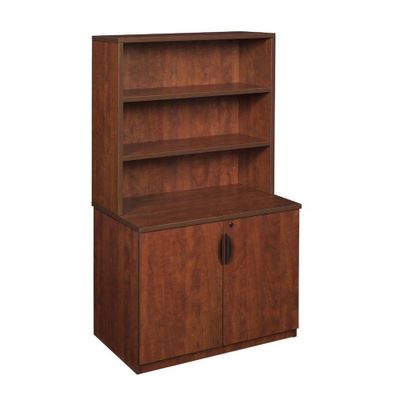 Regency 29 Legacy Storage Cabinet with Open Hutch : Wood Frame, 5 Shelves, 300 lbs Capacity